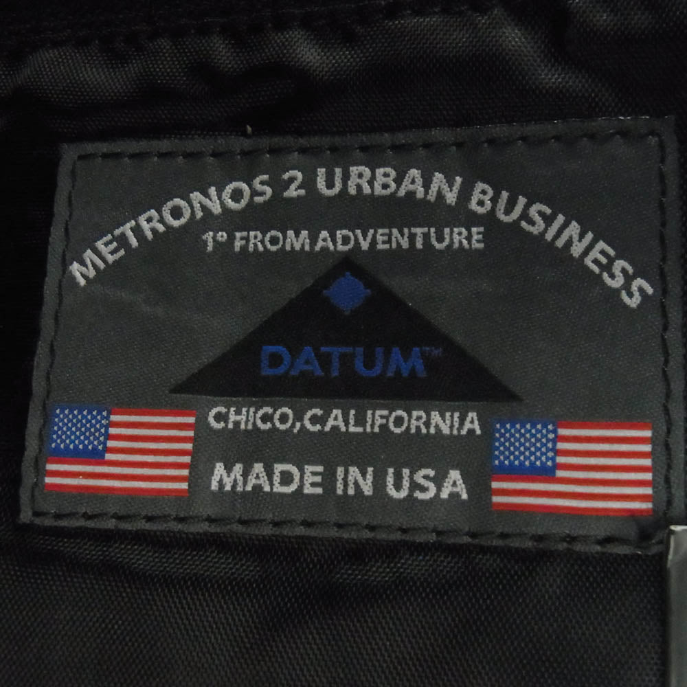 DATUM ロールトップ リュックサック バックパック ブラック系【中古】