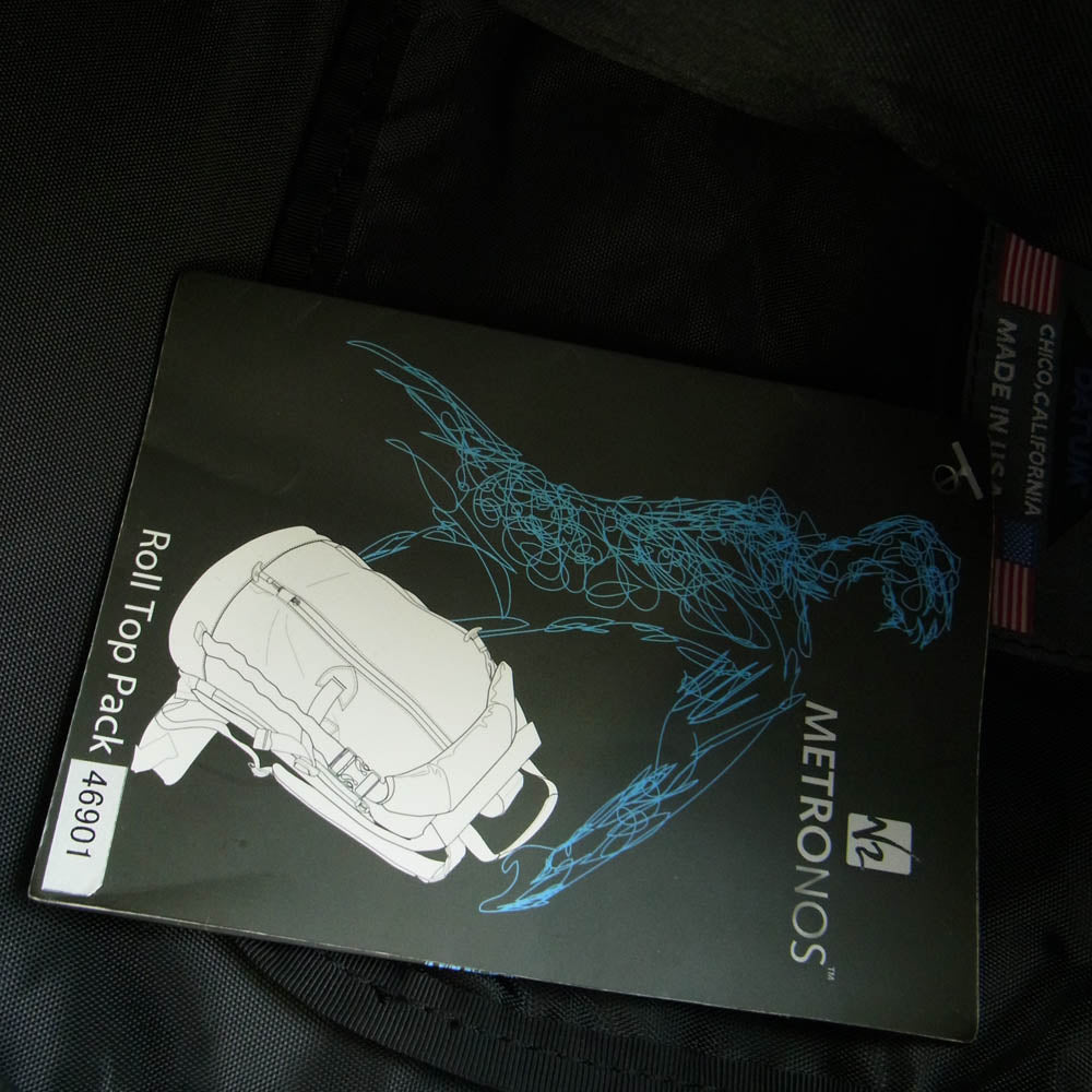 DATUM ロールトップ リュックサック バックパック ブラック系【中古】