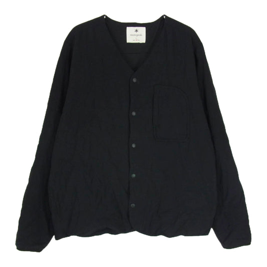 snowpeak スノーピーク SW-21SU001 Flexible Insulated Cardigan インサレーション 中綿 カーディガン ジャケット ブラック系 L【中古】