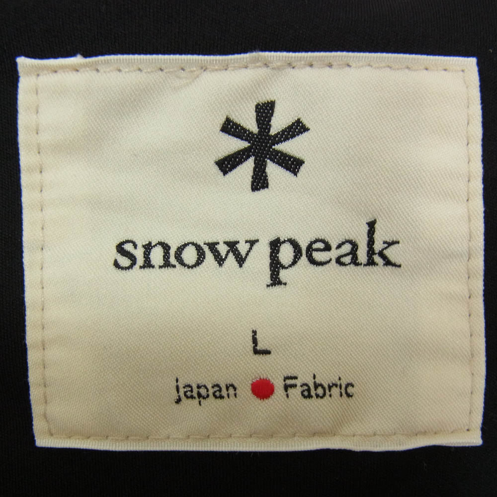 snowpeak スノーピーク SW-21SU001 Flexible Insulated Cardigan インサレーション 中綿 カーディガン ジャケット ブラック系 L【中古】