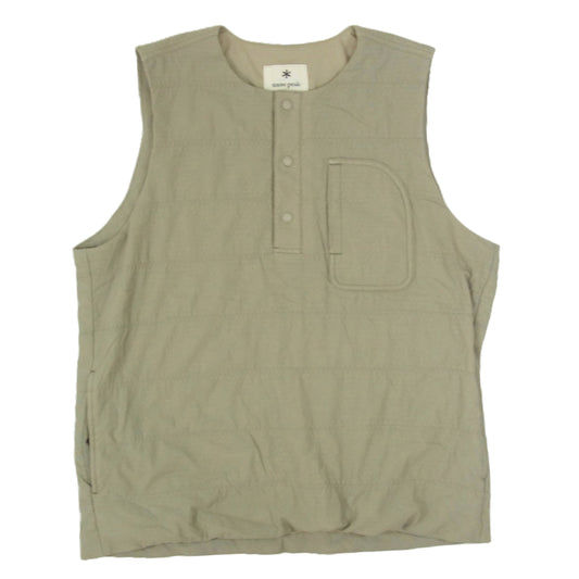 snowpeak スノーピーク SW-21SU005 Flexible Insulated Vest インサレーション 中綿 ベスト プルオーバー カーキ系 M【中古】