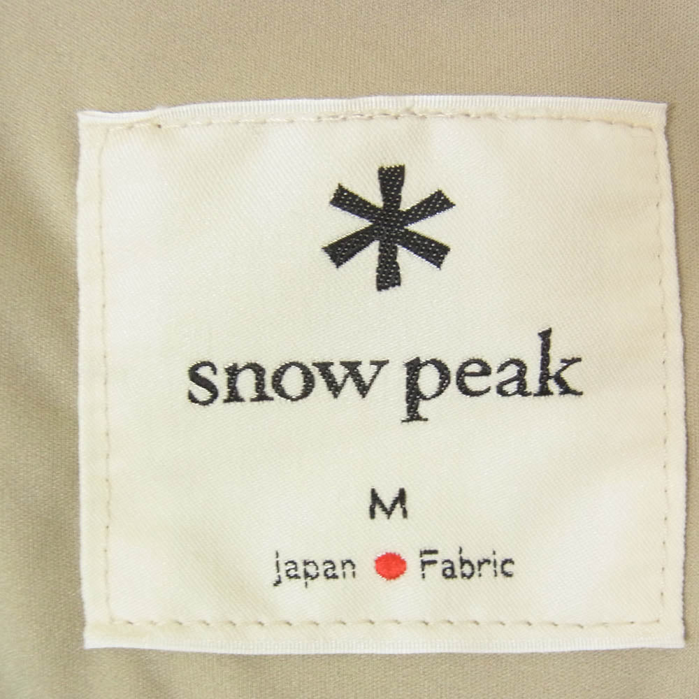 snowpeak スノーピーク SW-21SU005 Flexible Insulated Vest インサレーション 中綿 ベスト プルオーバー カーキ系 M【中古】
