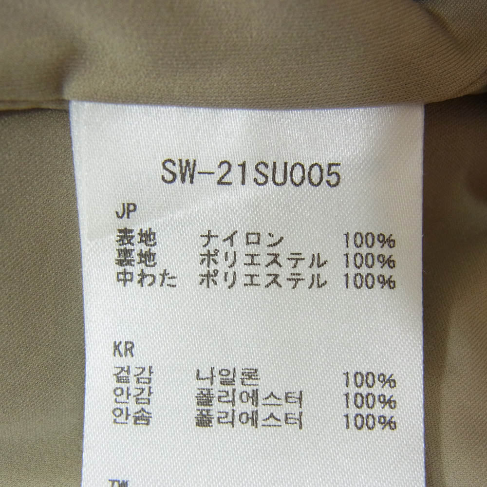 snowpeak スノーピーク SW-21SU005 Flexible Insulated Vest インサレーション 中綿 ベスト プルオーバー カーキ系 M【中古】