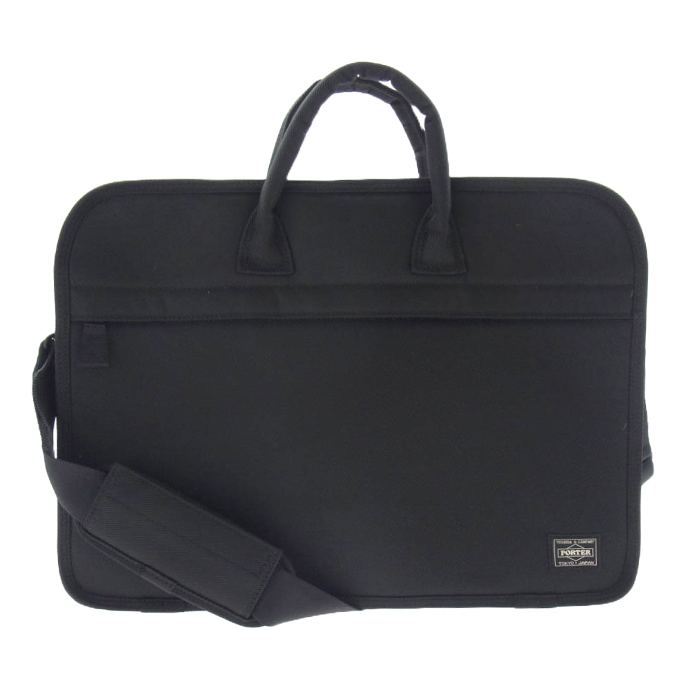 PORTER ポーター POSITION BRIEF CASE ポジション 2WAY ショルダー ブリーフケース ビジネスバッグ ブラック系【中古】