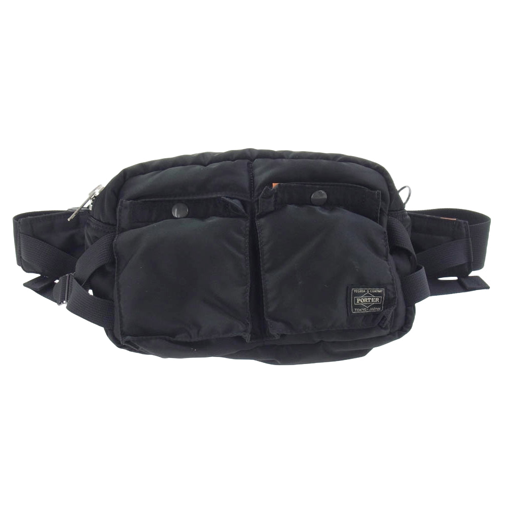 PORTER ポーター TANKER WAIST BAG タンカー ウエストバッグ ブラック系【中古】