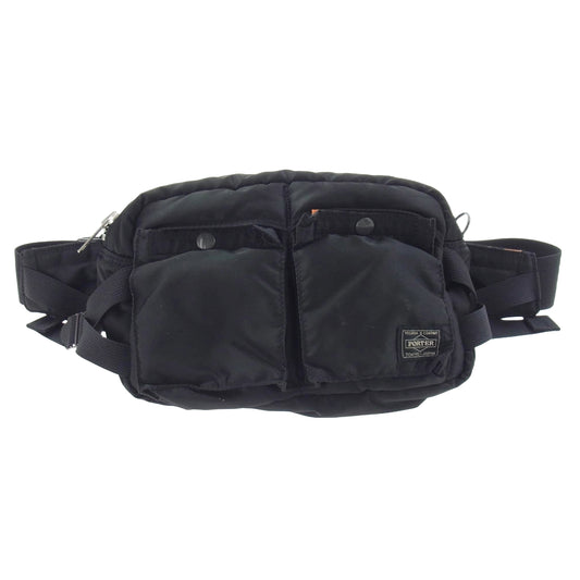 PORTER ポーター TANKER WAIST BAG タンカー ウエストバッグ ブラック系【中古】