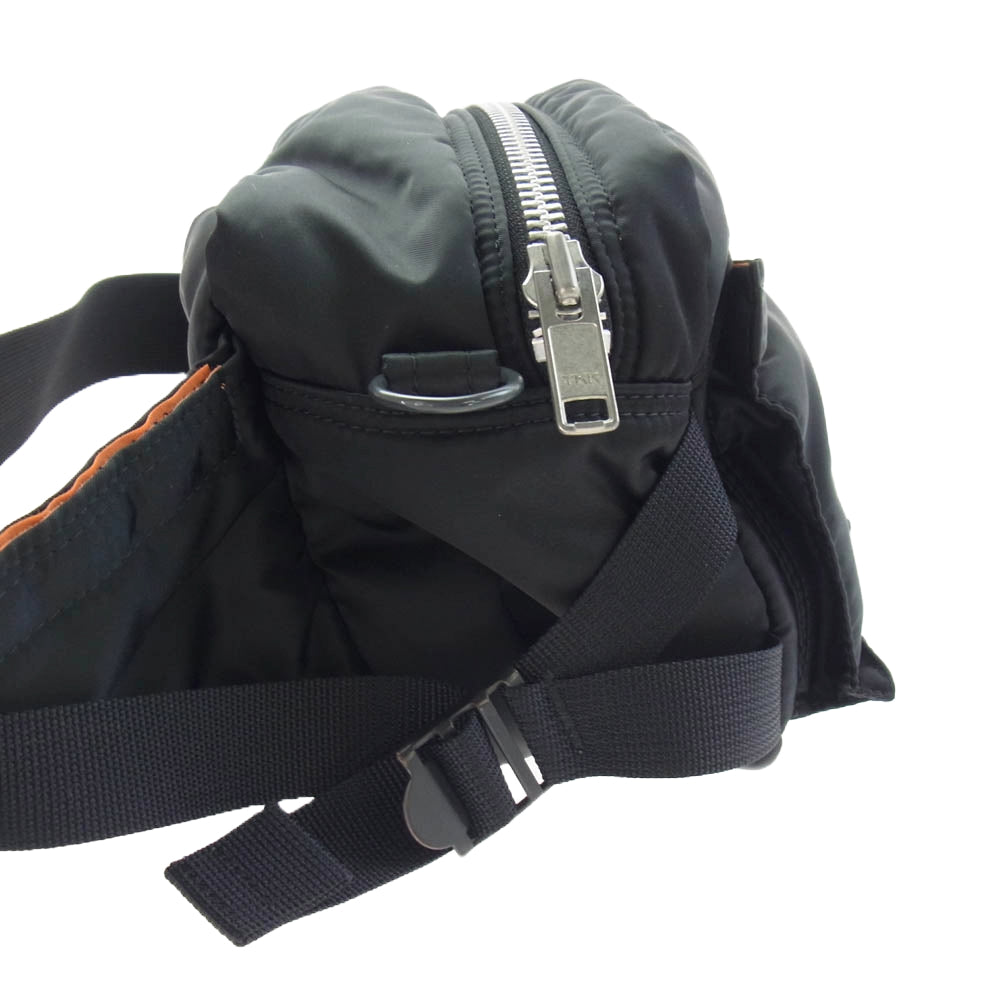 PORTER ポーター TANKER WAIST BAG タンカー ウエストバッグ ブラック系【中古】