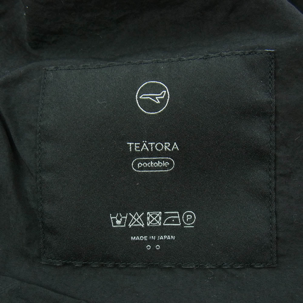TEATORA テアトラ TT-102-P DEVICE COAT packable パッカブル デバイスコート ブラック系 2【中古】