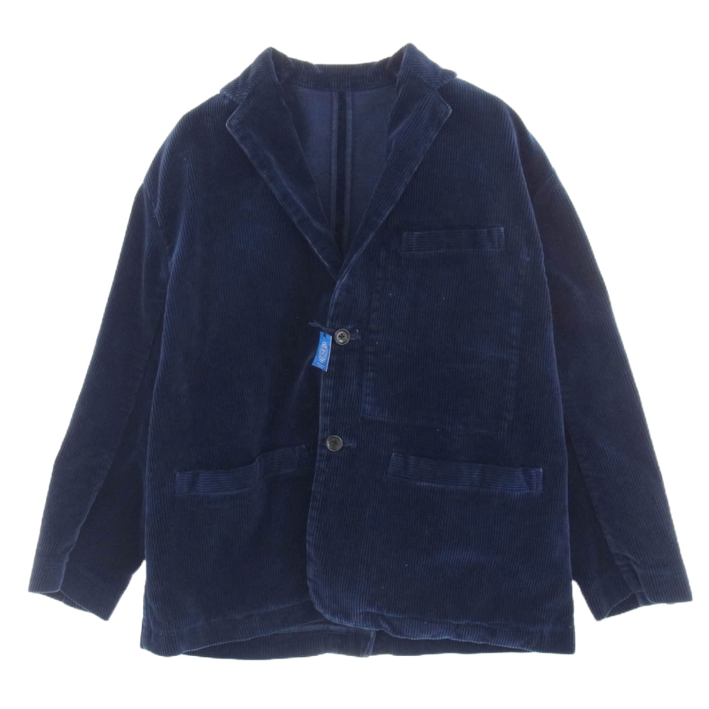 PORTER CLASSIC ポータークラシック PC-018-1166-40-03 Corduroy Classic Jacket コーデュロイ クラシック ジャケット ネイビー系 S【中古】