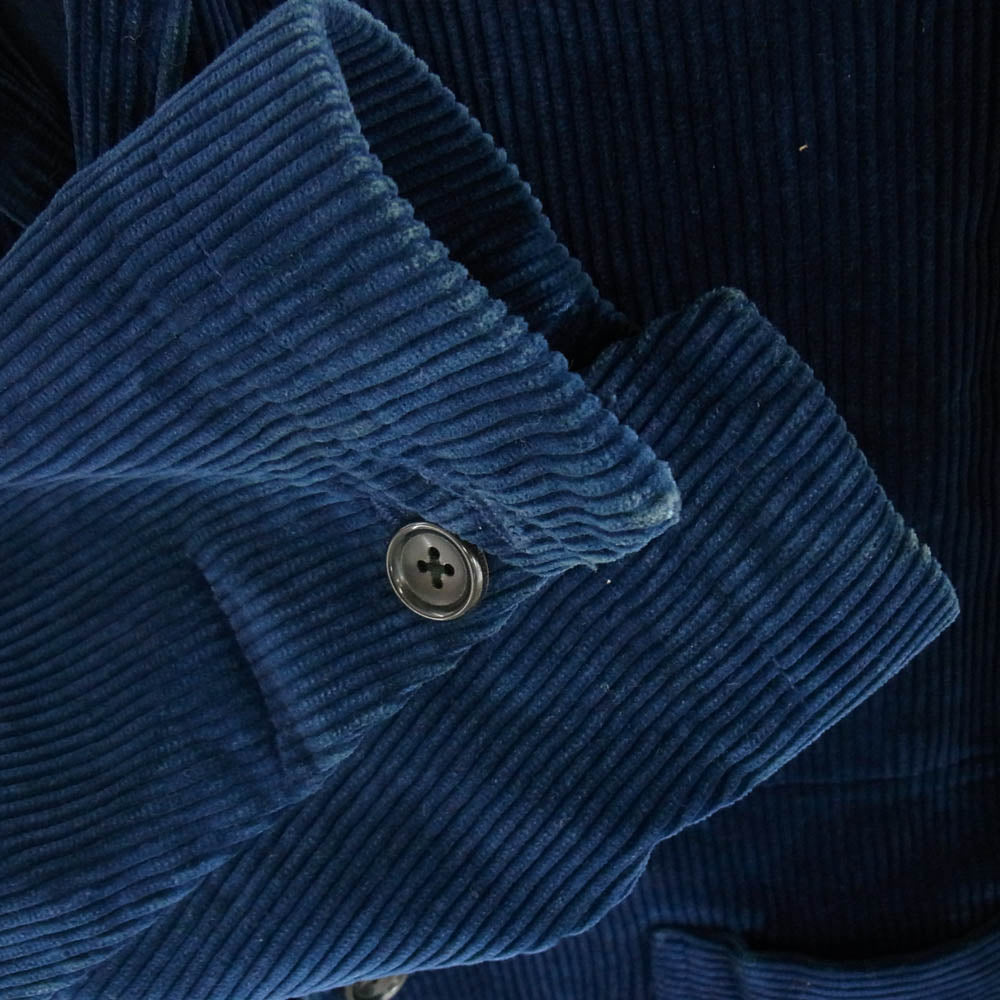 PORTER CLASSIC ポータークラシック PC-018-1166-40-03 Corduroy Classic Jacket コーデュロイ クラシック ジャケット ネイビー系 S【中古】