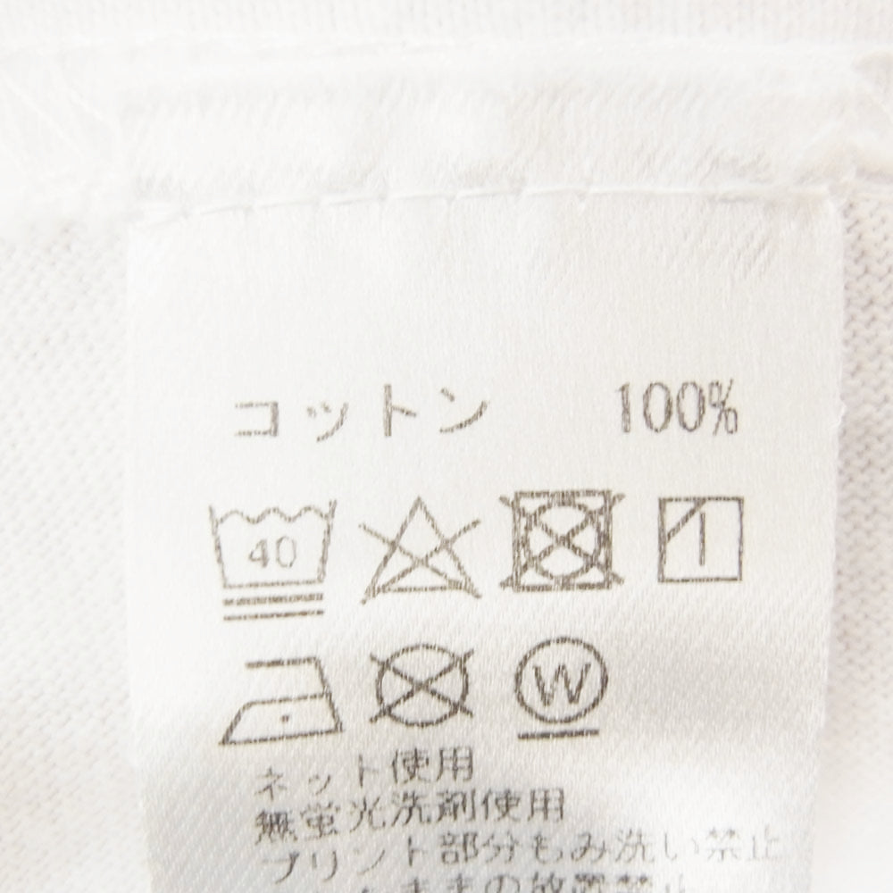SAPEUR サプール × MASATOSHI HAMADA 浜田雅功 W.W.T プリント Tシャツ 半袖カットソー ホワイト系 L【中古】