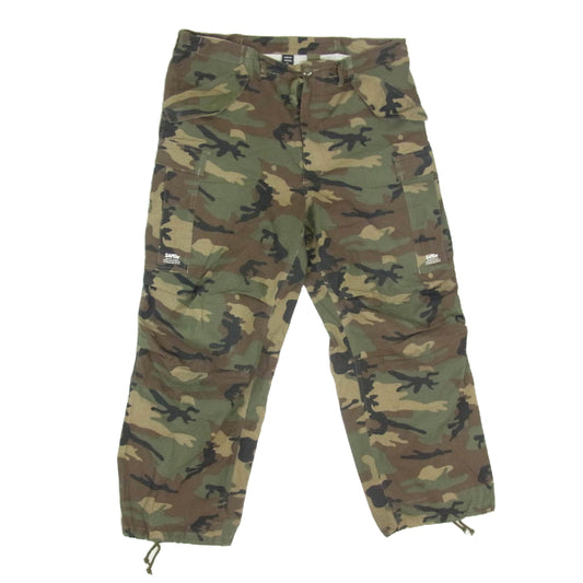 SAPEUR サプール M-65 CARGO PANTS カモフラージュ カーゴパンツ カーキ系 XL【中古】