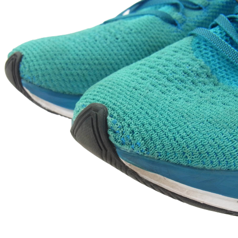 NIKE ナイキ AR4561-401 Zoom Fly Flyknit  ズームフライ フライニット ランニングシューズ スニーカー ライトブルー系 25.5cm【中古】