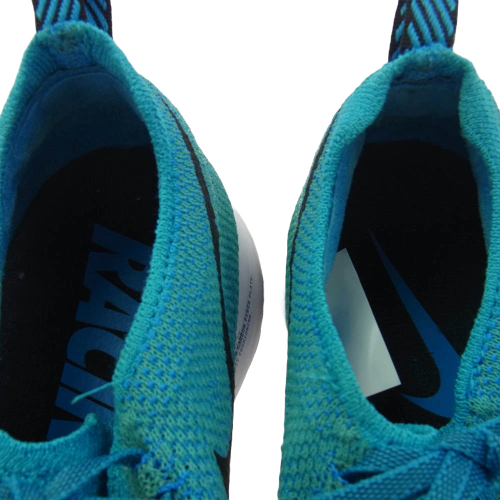 NIKE ナイキ AR4561-401 Zoom Fly Flyknit  ズームフライ フライニット ランニングシューズ スニーカー ライトブルー系 25.5cm【中古】