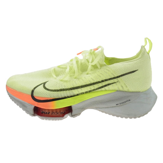 NIKE ナイキ CI9923-700 Air Zoom Tempo Next% Flyknit エアズーム テンポ ネクスト% フライニット ランニングシューズ スニーカー イエロー系 25.5cm【中古】