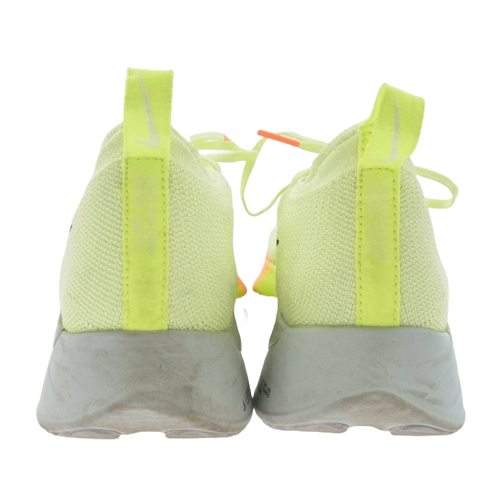 NIKE ナイキ CI9923-700 Air Zoom Tempo Next% Flyknit エアズーム テンポ ネクスト% フライニット ランニングシューズ スニーカー イエロー系 25.5cm【中古】