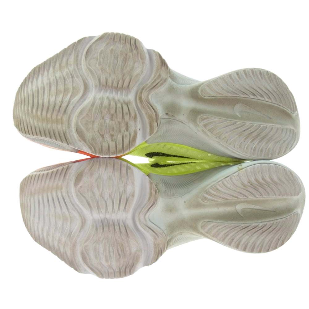 NIKE ナイキ CI9923-700 Air Zoom Tempo Next% Flyknit エアズーム テンポ ネクスト% フライニット ランニングシューズ スニーカー イエロー系 25.5cm【中古】