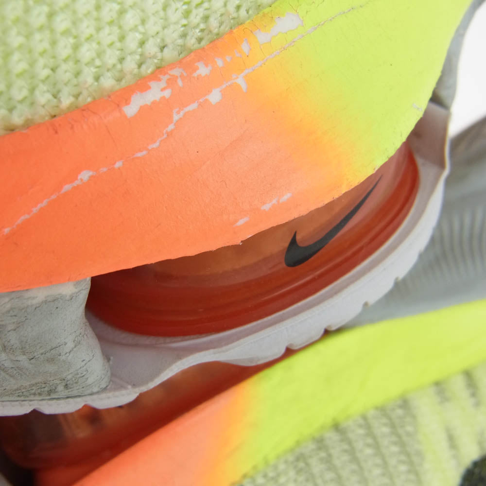 NIKE ナイキ CI9923-700 Air Zoom Tempo Next% Flyknit エアズーム テンポ ネクスト% フライニット ランニングシューズ スニーカー イエロー系 25.5cm【中古】