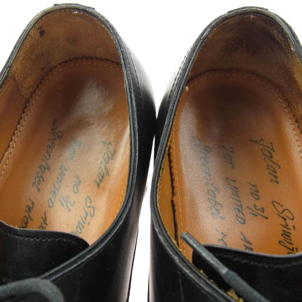 JALAN SRIWIJAYA ジャランスリウァヤ 98955 × UNITED ARROWS ユナイテッドアローズ ストレートチップ レザー シューズ ブラック ブラック系 39(25.5cm相当)【中古】