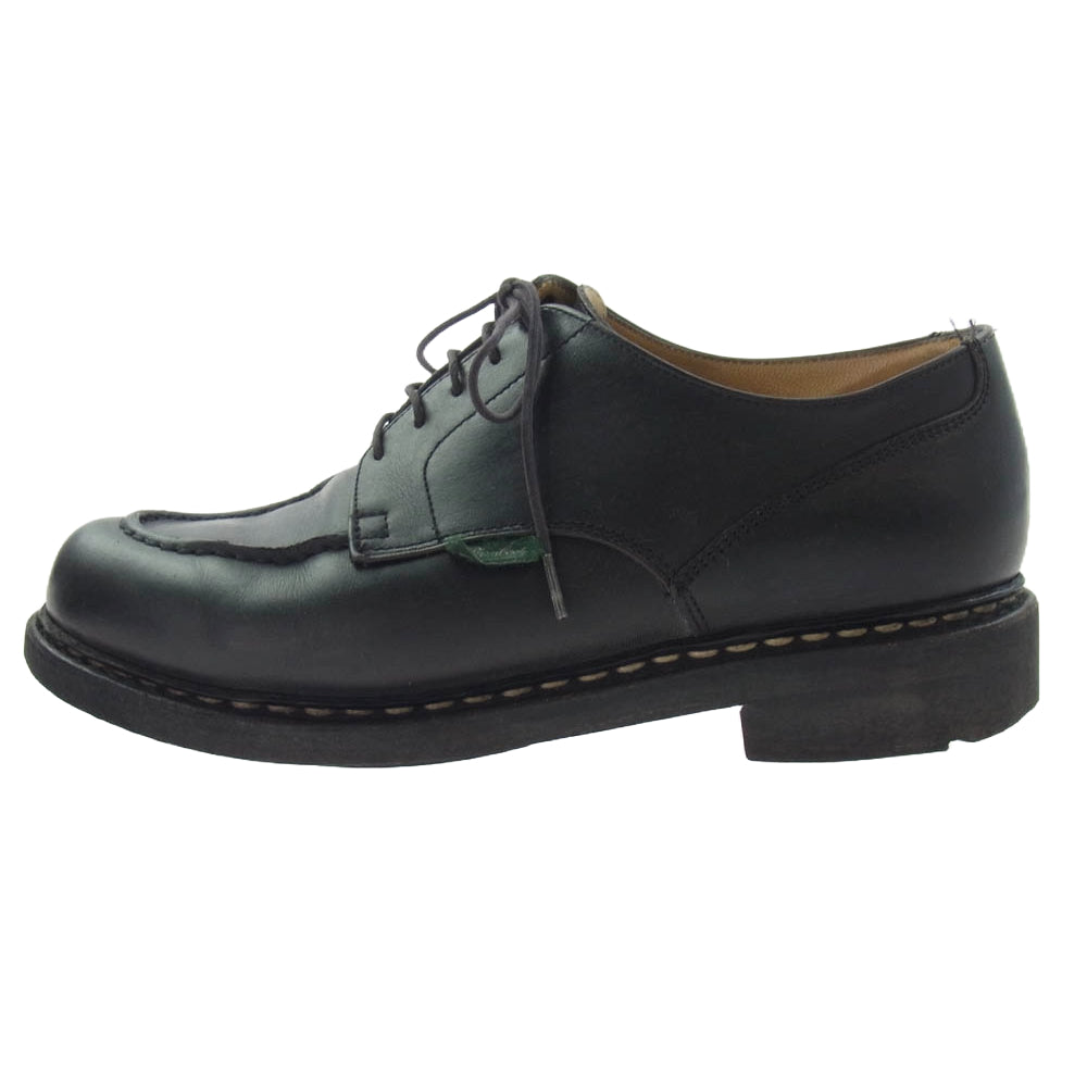 Paraboot パラブーツ 58554 CHAMBORD シャンボード Uチップ レザー シューズ ブラック系 6F【中古】