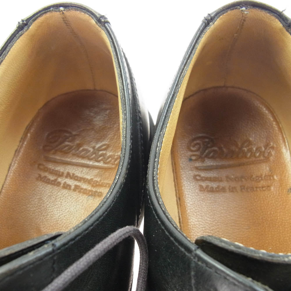 Paraboot パラブーツ 58554 CHAMBORD シャンボード Uチップ レザー シューズ ブラック系 6F【中古】