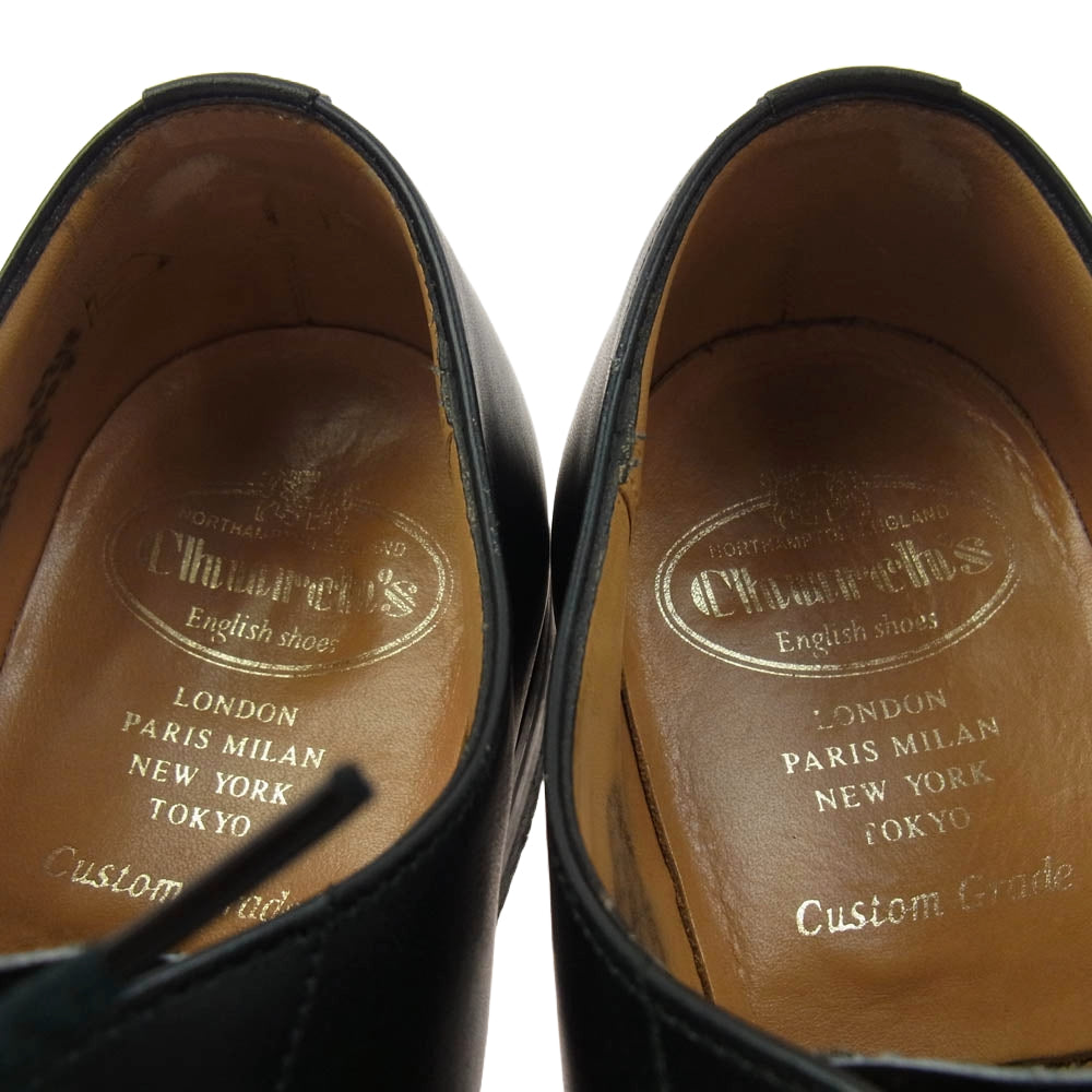 CHURCH'S チャーチ EEB008 CONSUL コンサル 173ラスト ストレートチップ レザー シューズ ブラック系 6F【中古】