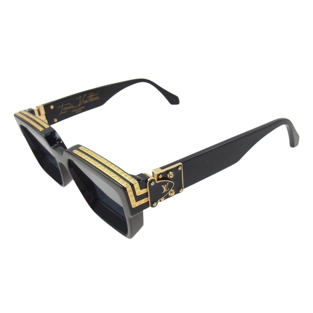 LOUIS VUITTON ルイ・ヴィトン Z1165E ミリオネア サングラス アイウェア ブラック系【中古】