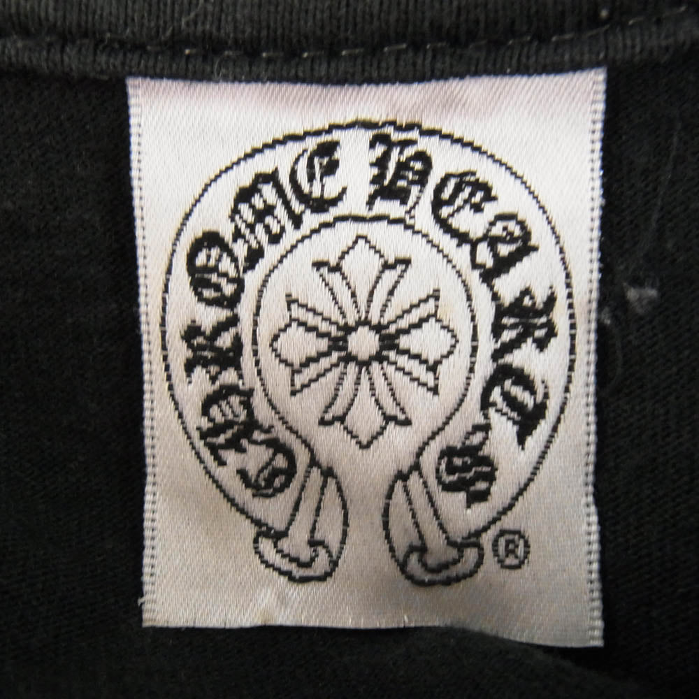 CHROME HEARTS クロムハーツ（原本無） OLD NEW YORK Horseshoe L/S Tee  オールド ニューヨーク限定 ホースシュー ロングスリーブ カットソー 長袖 ブラック系 L【中古】