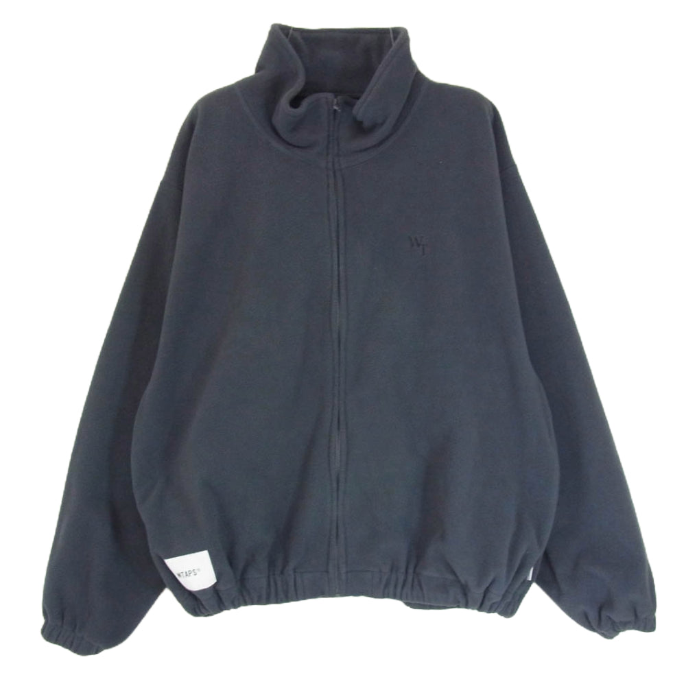 WTAPS ダブルタップス 232ATDT-CSM32 CHIEF SWEATER  Poly League チーフ セーター ポリ リーグ フリース ジャケット ブラック系 X01【中古】