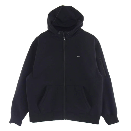 Supreme シュプリーム 23AW WINDSTOPPER Zip Up Hooded Sweatshirt ウィンドストッパー ジップ アップ ジャケット ブラック系 XL【中古】