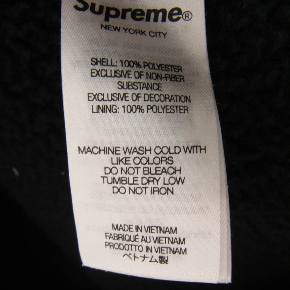 Supreme シュプリーム 23AW WINDSTOPPER Zip Up Hooded Sweatshirt ウィンドストッパー ジップ アップ ジャケット ブラック系 XL【中古】