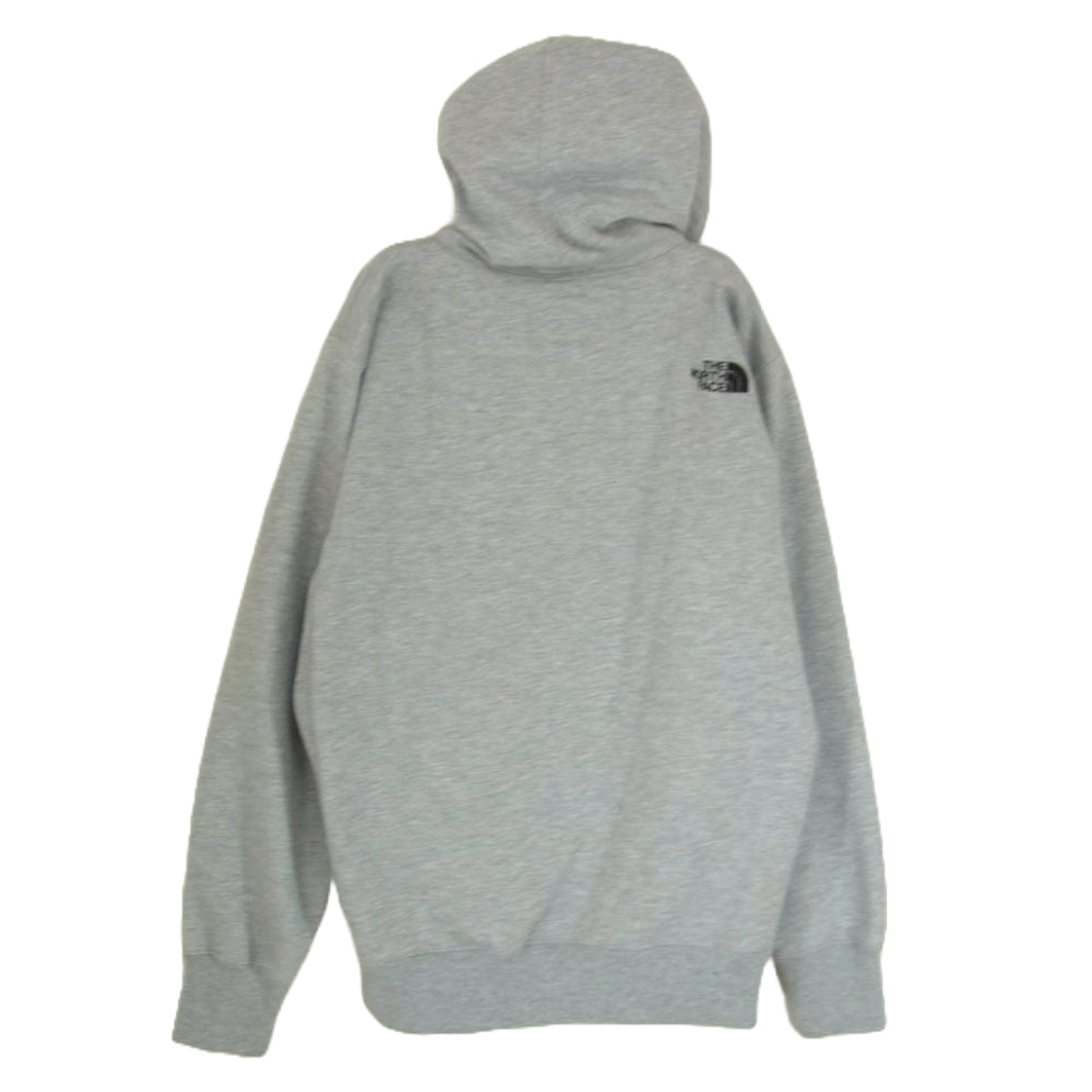 THE NORTH FACE ノースフェイス NT61822R BIG HOODIE ロゴ刺繍 ビック スウェット プルオーバー パーカー グレー系 L【中古】