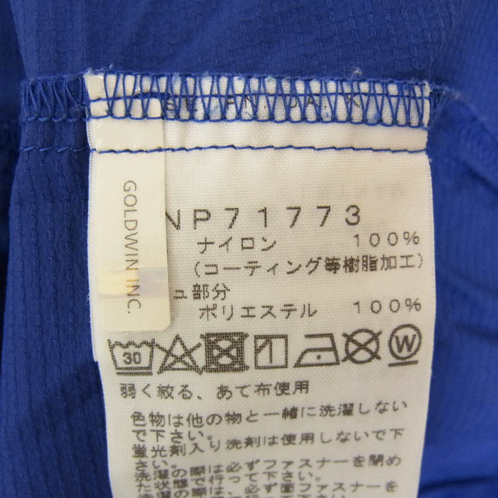 THE NORTH FACE ノースフェイス NP71773 SWALLOWTAIL VENT HOODIE スワローテイル ベント フーディ ジャケット ブルー系 M【中古】