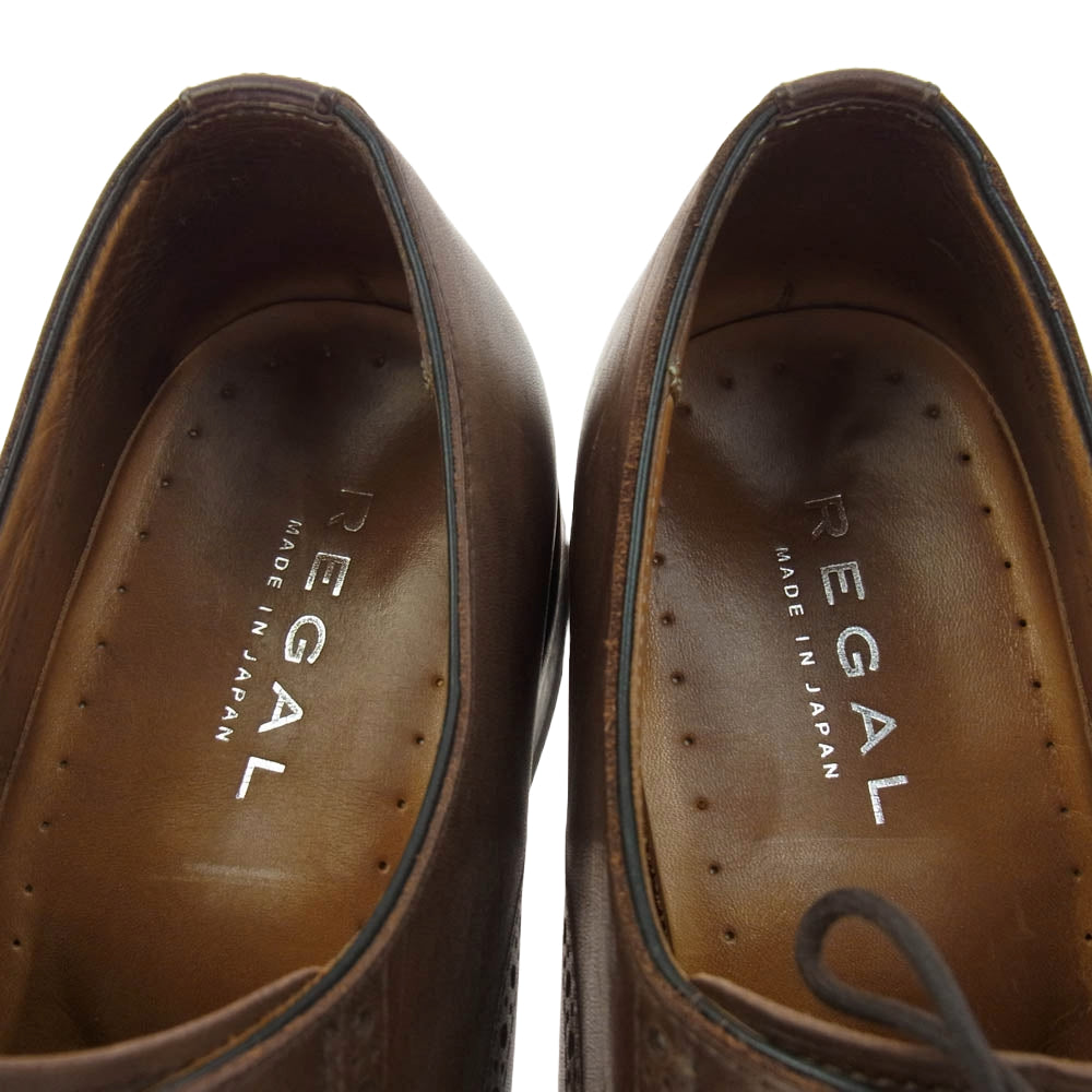 REGAL リーガル RMV04 RAYMAR レイマー レザー シューズ 革靴 ブラウン系 25.5【中古】