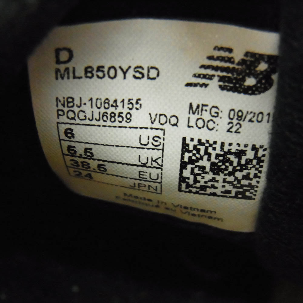 NEW BALANCE ニューバランス 20SS ML850YSD 850 グリーン ピンク ローカット スニーカー マルチカラー系 24cm【中古】