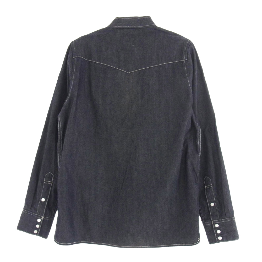VISVIM ビズビム 20SS 0320105007001 WMV ダブリューエムブイ SS LHAMO SHIRT LONG W ONE WASH ワン ウォッシュ ジャケット ラモ シャツ インディゴブルー系 1【中古】