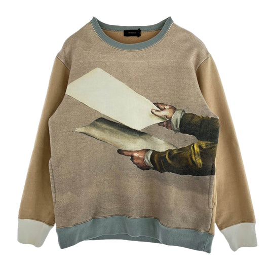UNDERCOVER アンダーカバー 16AW UCR4803-3 ミヒャエルボレマンス アート プリント スウェット ライトブラウン系 2【中古】