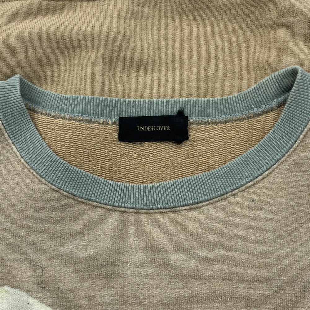 UNDERCOVER アンダーカバー 16AW UCR4803-3 ミヒャエルボレマンス アート プリント スウェット ライトブラウン系 2【中古】