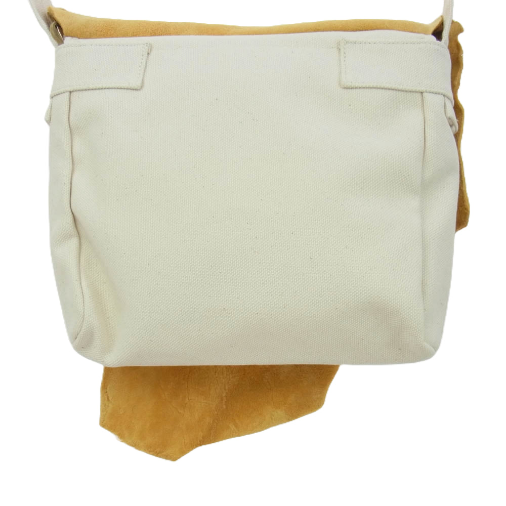 VISVIM ビズビム 24AW 0224903003009 ICT UT SATCHEL S IVORY サッチェル アイボリー ショルダー バッグ オフホワイト系 イエロー系【極上美品】【中古】