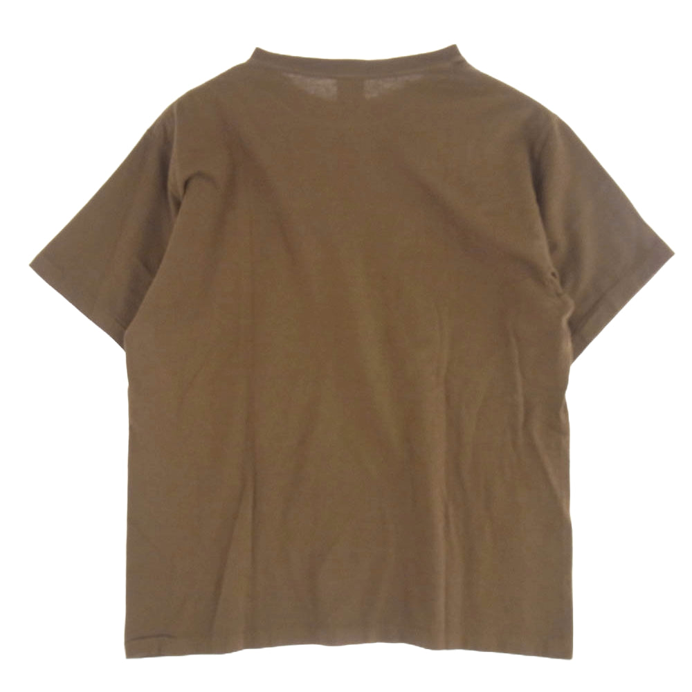 STANDARD CALIFORNIA スタンダードカリフォルニア SD Basic Logo ロゴ プリント Tシャツ ブラウン ブラウン系 M【極上美品】【中古】