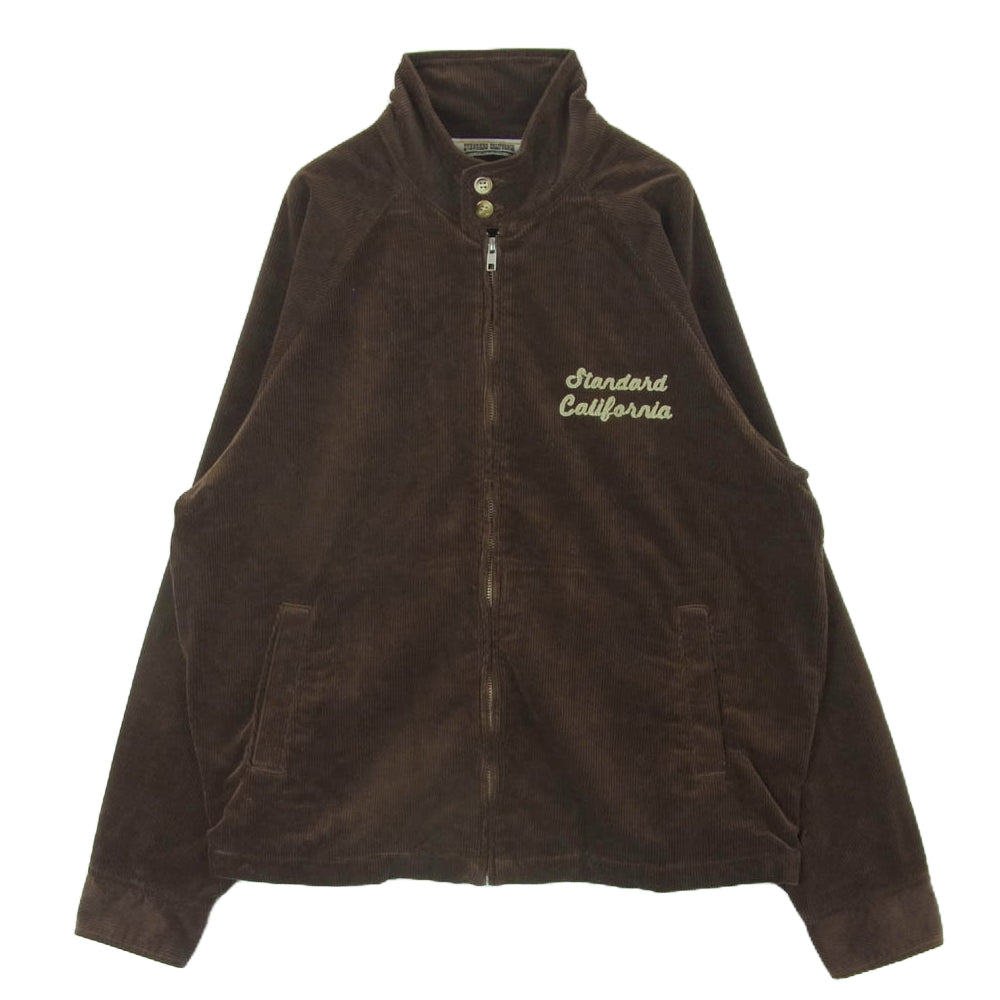 STANDARD CALIFORNIA スタンダードカリフォルニア SD Corduroy Harrington jacket コーデュロイ ハリントン ジャケット ブラウン系 M【極上美品】【中古】