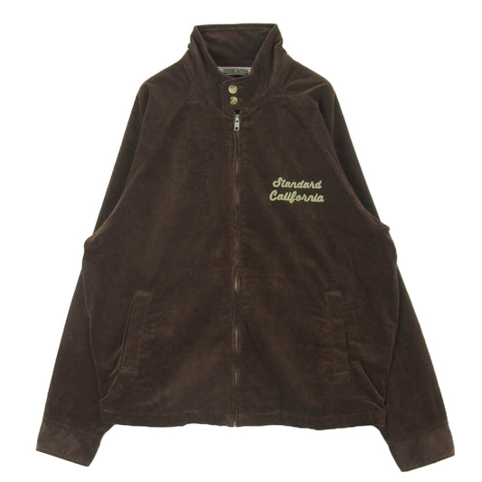 STANDARD CALIFORNIA スタンダードカリフォルニア SD Corduroy Harrington jacket コーデュロイ ハリントン ジャケット ブラウン系 M【極上美品】【中古】