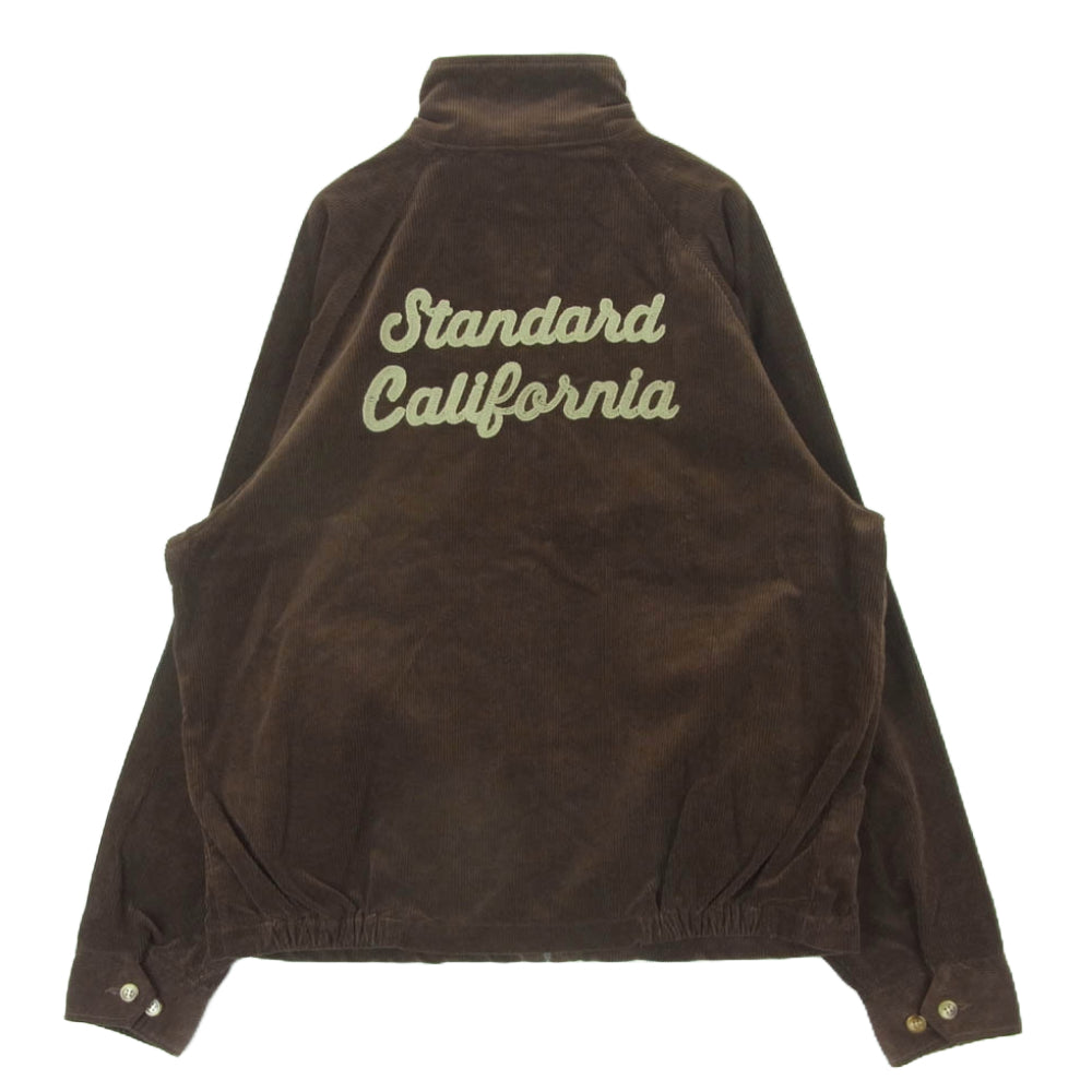 STANDARD CALIFORNIA スタンダードカリフォルニア SD Corduroy Harrington jacket コーデュロイ ハリントン ジャケット ブラウン系 M【極上美品】【中古】