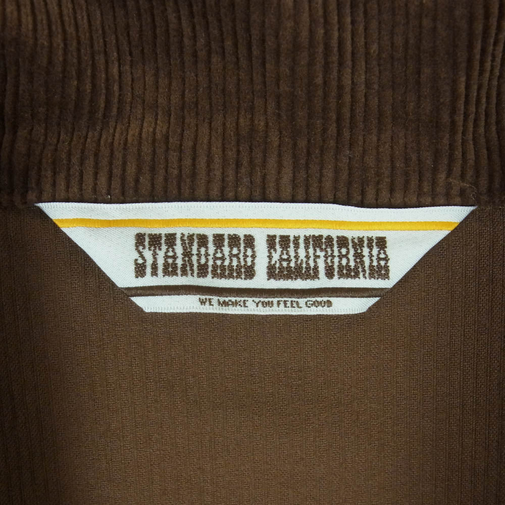 STANDARD CALIFORNIA スタンダードカリフォルニア SD Corduroy Harrington jacket コーデュロイ ハリントン ジャケット ブラウン系 M【極上美品】【中古】