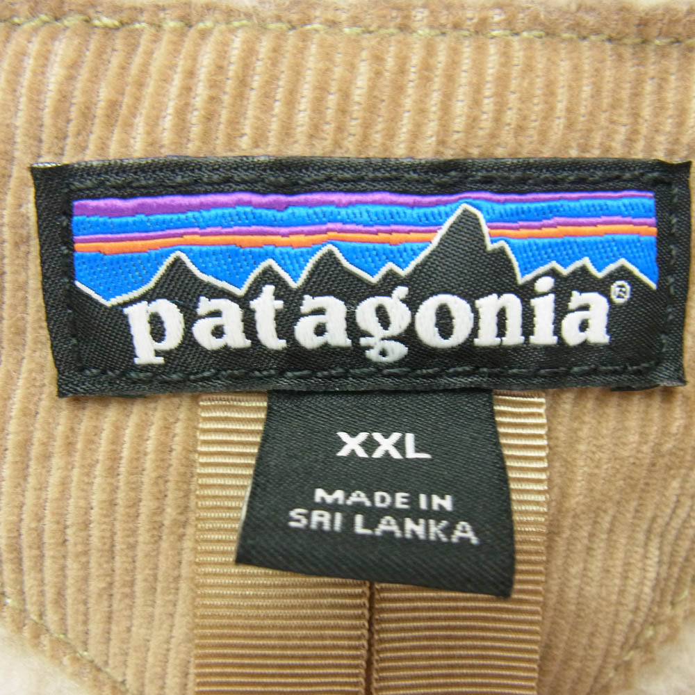 patagonia パタゴニア 19AW 26520 19年製 Pile Lined Trucker Jacket パイル ラインド トラッカー ボア ジャケット ライトブラウン系 XXL【中古】