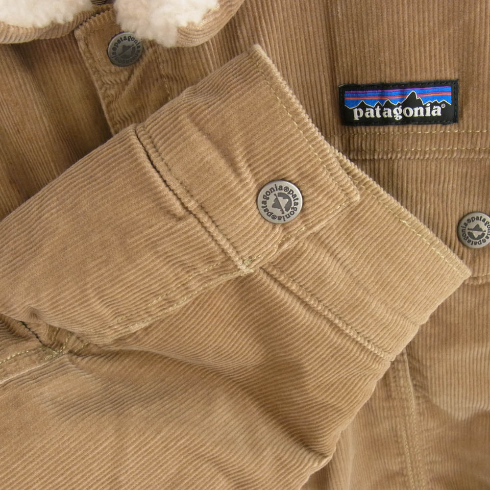 patagonia パタゴニア 19AW 26520 19年製 Pile Lined Trucker Jacket パイル ラインド トラッカー ボア ジャケット ライトブラウン系 XXL【中古】
