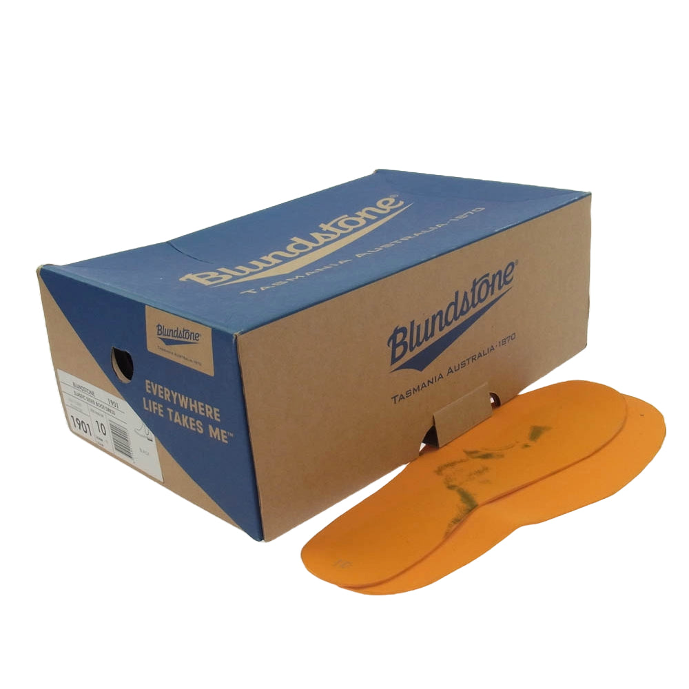 ブランドストーン BS1901 ELASTIC SIDED BOOTS DRESS ポインテッドトゥ サイドゴア ブーツ ブラック系 10【極上美品】【中古】