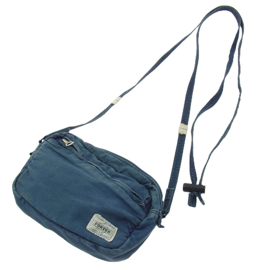 PORTER ポーター DEEP BLUE SHOULDER BAG ディープブルー ショルダー バック ネイビー系【中古】