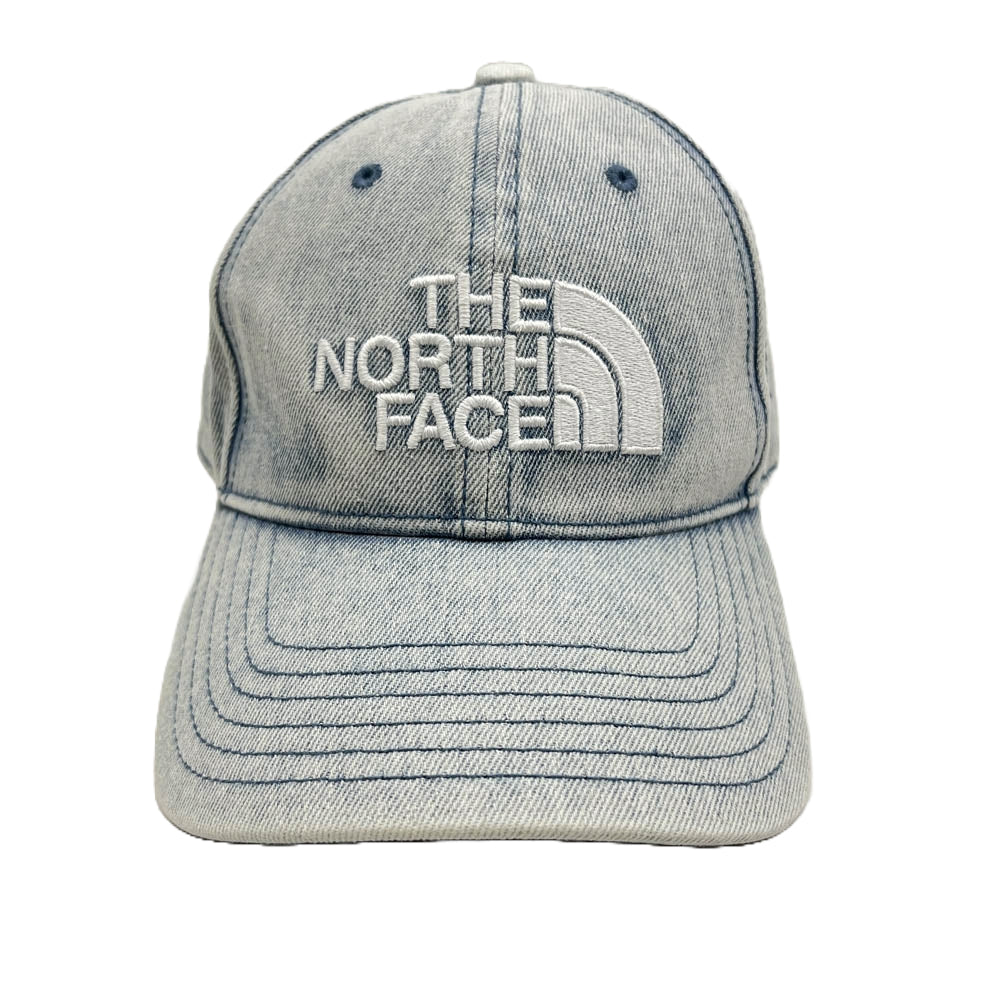 THE NORTH FACE ノースフェイス NN02044 ブリーチ デニム ロゴ キャップ インディゴブルー系【中古】