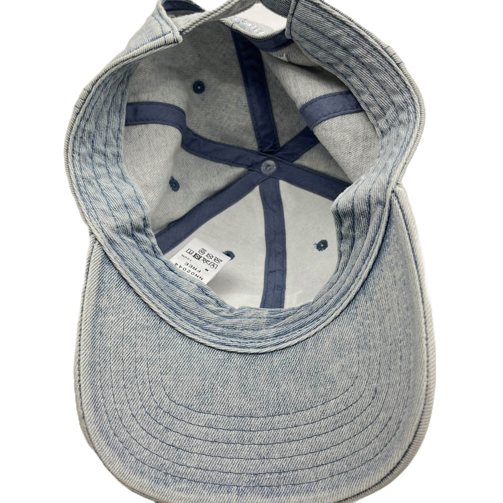 THE NORTH FACE ノースフェイス NN02044 ブリーチ デニム ロゴ キャップ インディゴブルー系【中古】